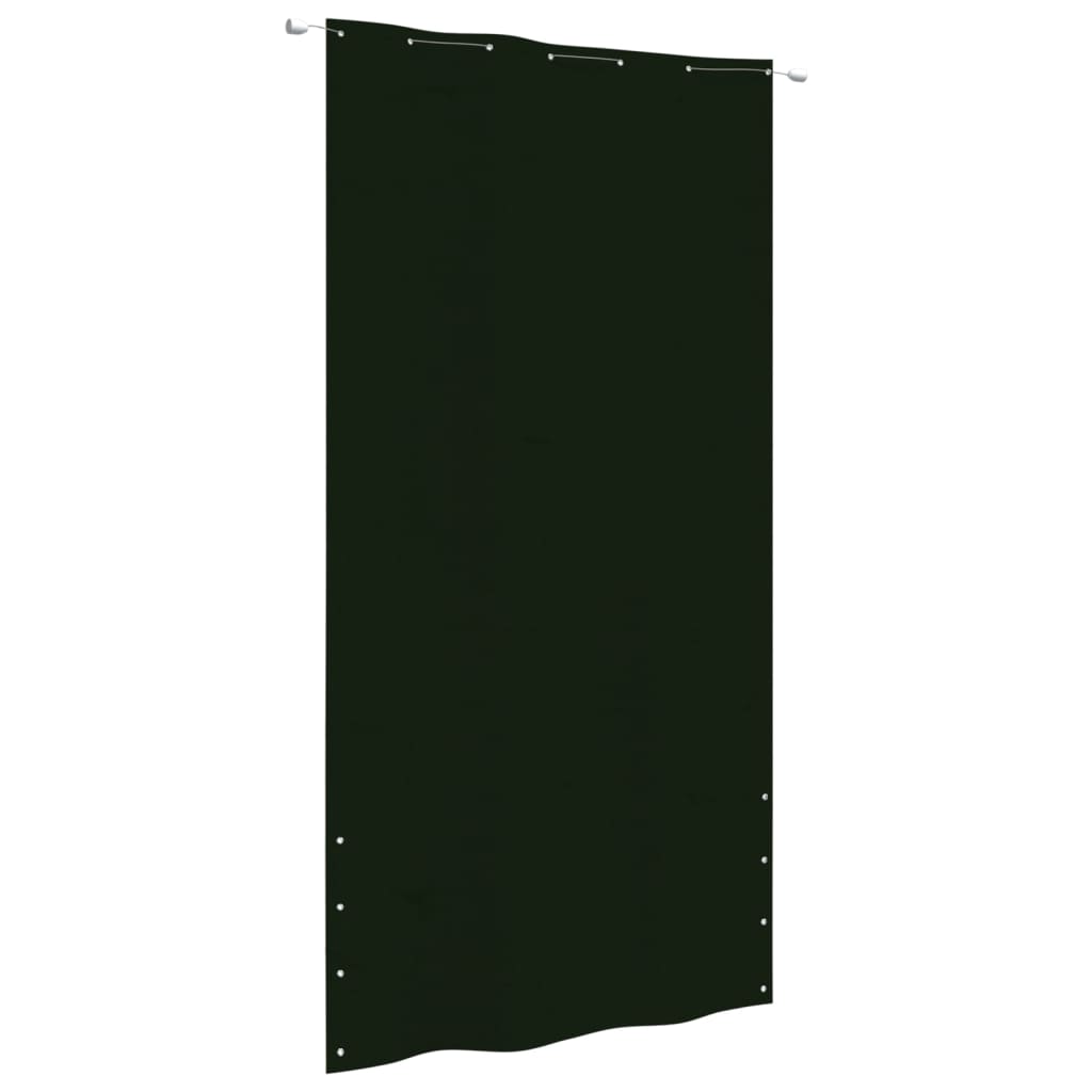 Berkfield Balcony Screen Dark Green 140x240 cm Oxford Fabric