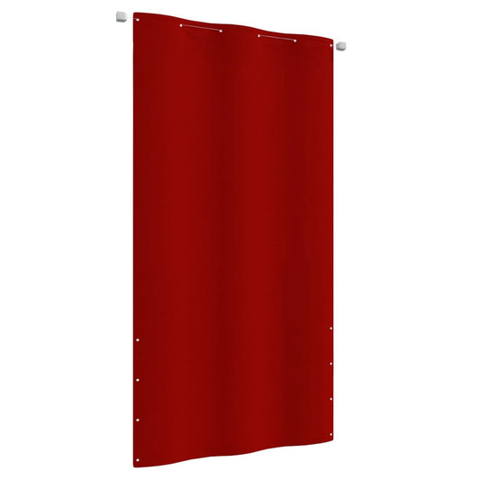 Berkfield Balcony Screen Red 120x240 cm Oxford Fabric