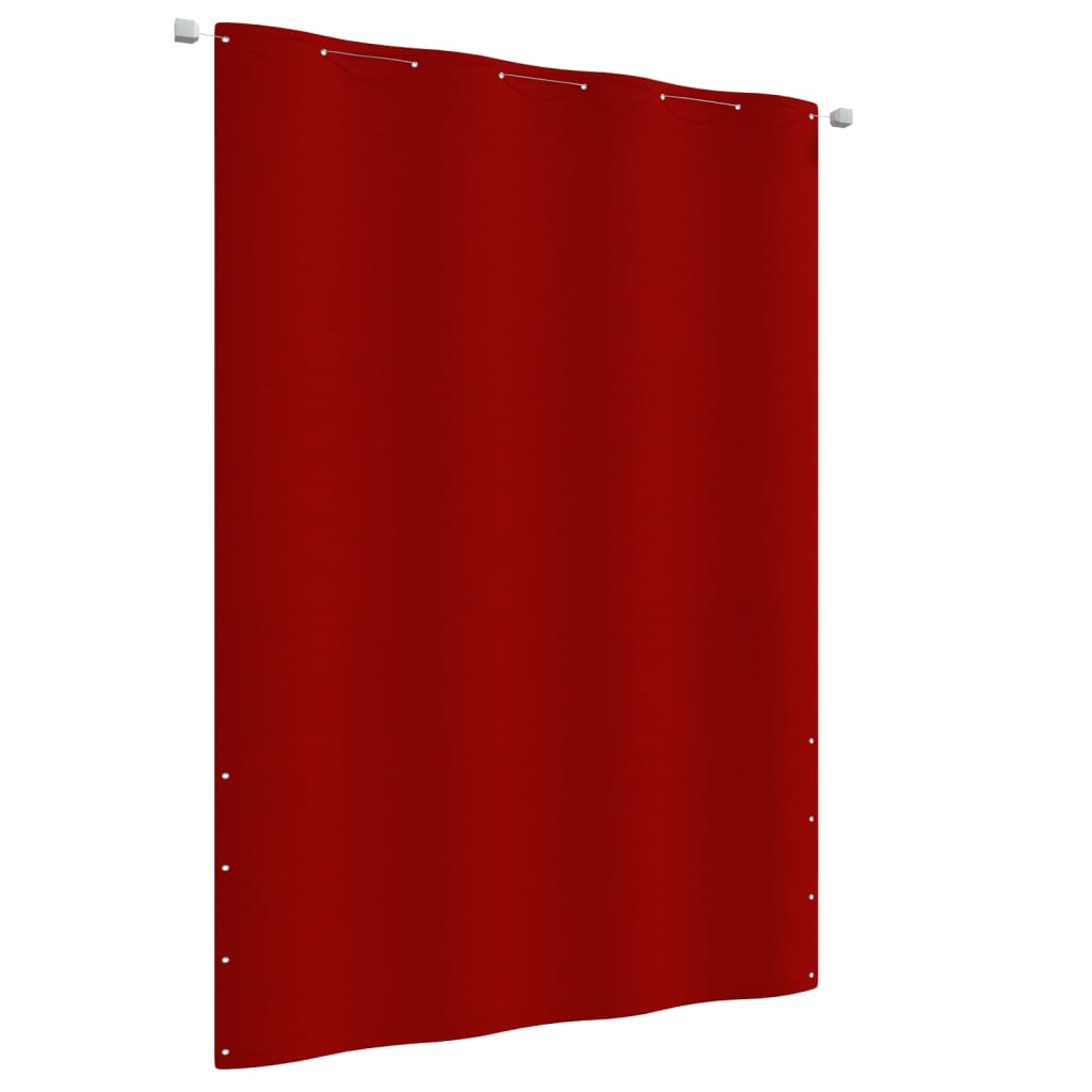 Berkfield Balcony Screen Red 160x240 cm Oxford Fabric