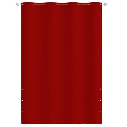 Berkfield Balcony Screen Red 160x240 cm Oxford Fabric