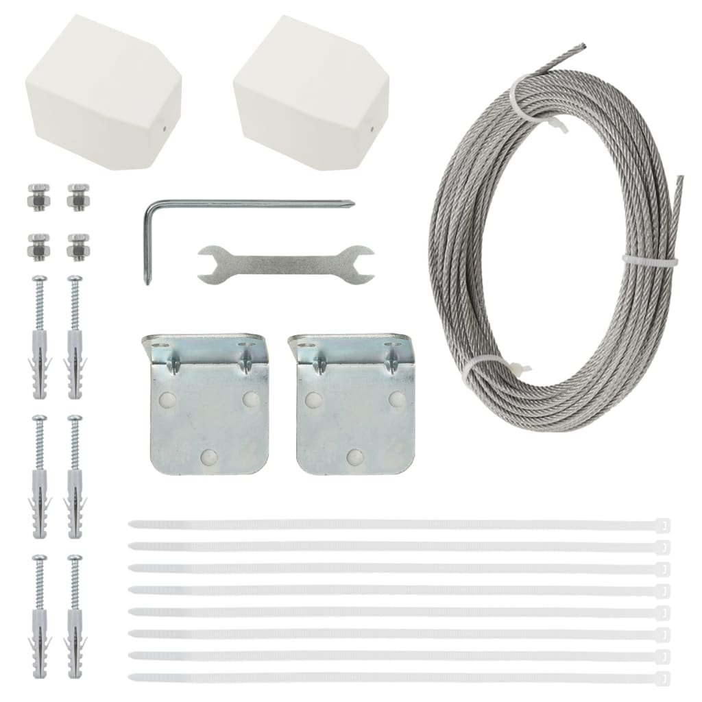 Berkfield Balcony Screen Red 160x240 cm Oxford Fabric