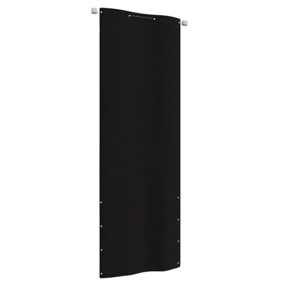 Berkfield Balcony Screen Black 80x240 cm Oxford Fabric