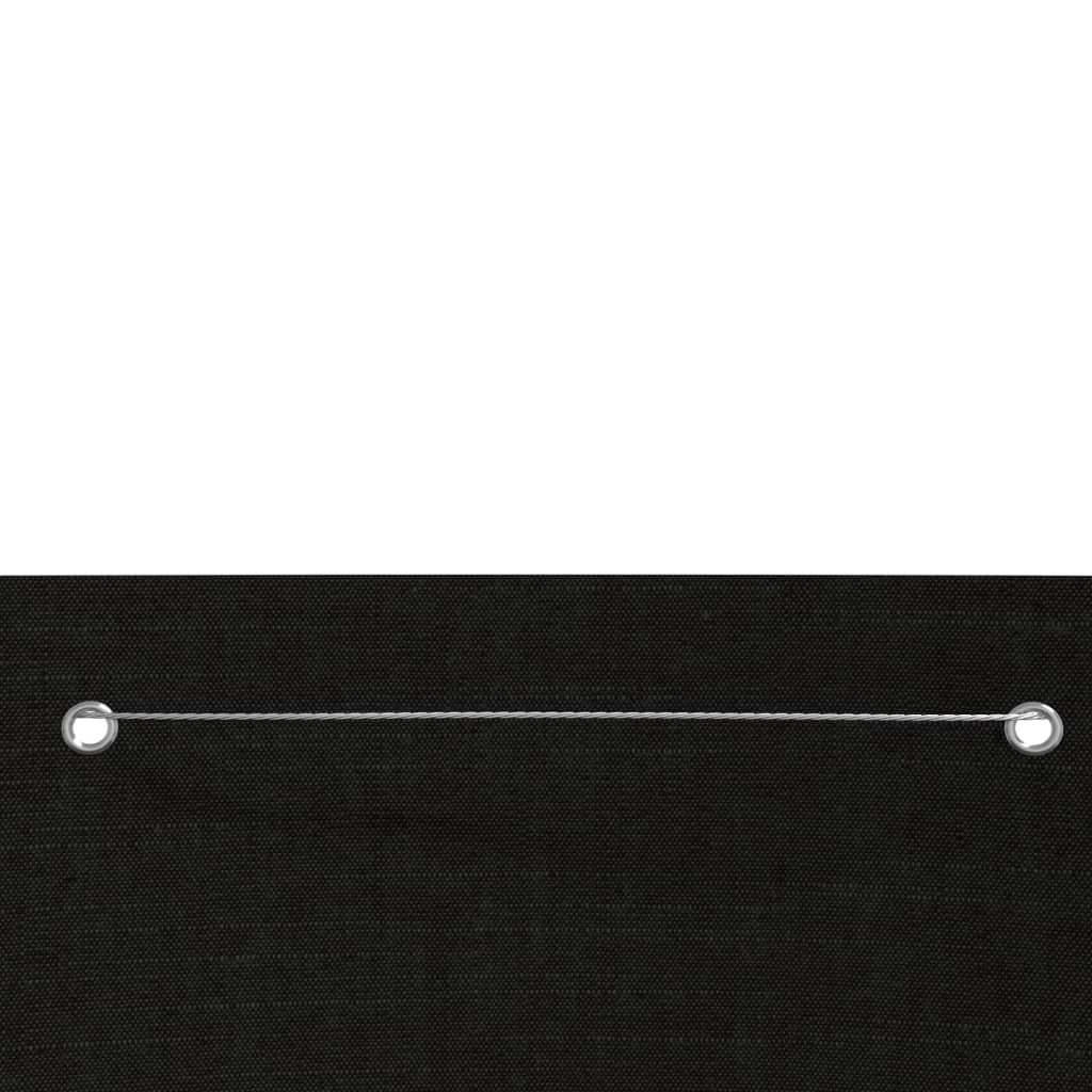 Berkfield Balcony Screen Black 80x240 cm Oxford Fabric