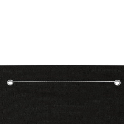 Berkfield Balcony Screen Black 80x240 cm Oxford Fabric