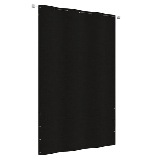Berkfield Balcony Screen Black 140x240 cm Oxford Fabric