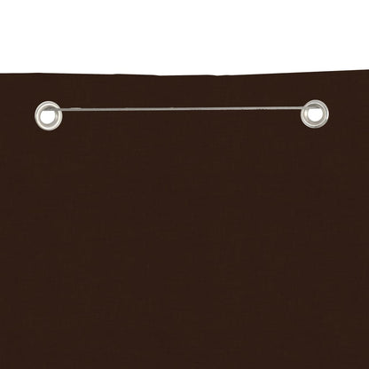 Berkfield Balcony Screen Brown 80x240 cm Oxford Fabric