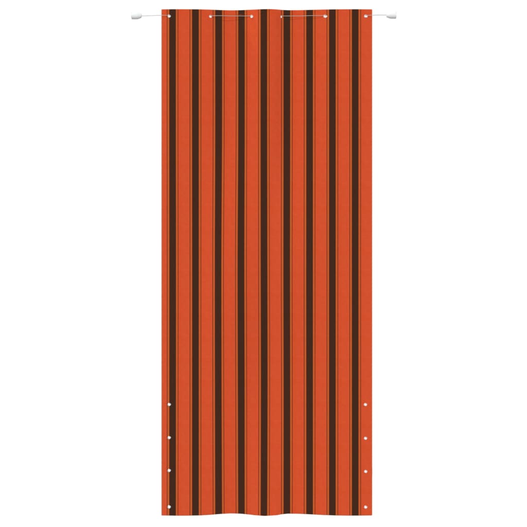 Berkfield Balcony Screen Orange and Brown 120x240 cm Oxford Fabric