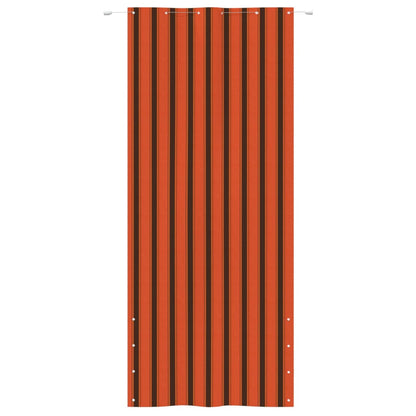 Berkfield Balcony Screen Orange and Brown 120x240 cm Oxford Fabric