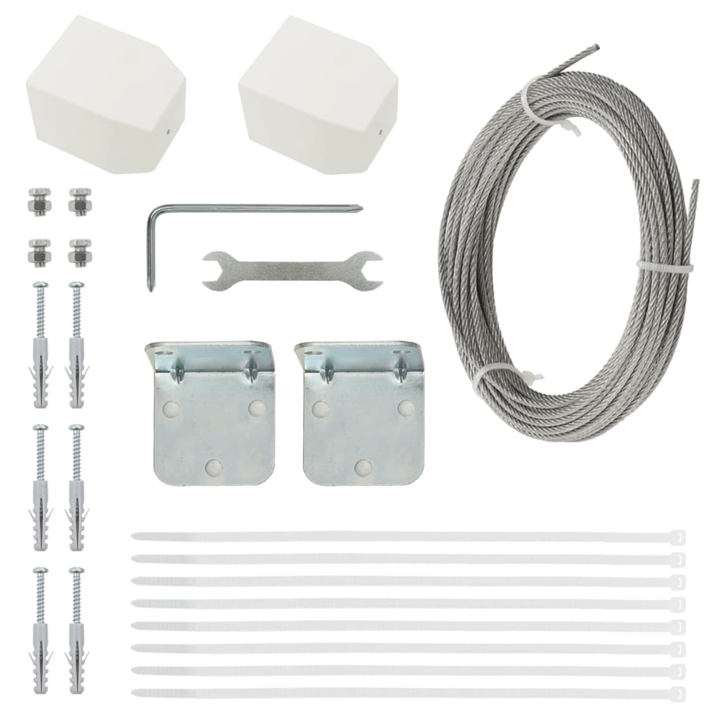 Berkfield Balcony Screen Orange and Brown 120x240 cm Oxford Fabric