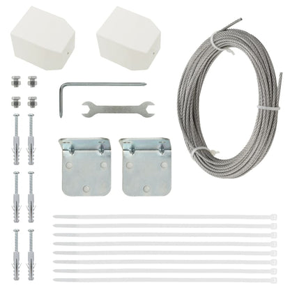 Berkfield Balcony Screen Orange and Brown 120x240 cm Oxford Fabric