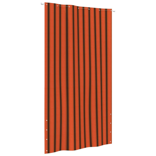 Berkfield Balcony Screen Orange and Brown 140x240 cm Oxford Fabric