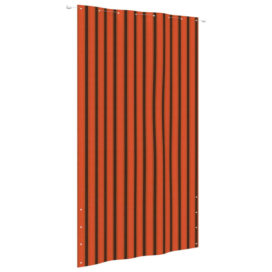 Berkfield Balcony Screen Orange and Brown 160x240 cm Oxford Fabric