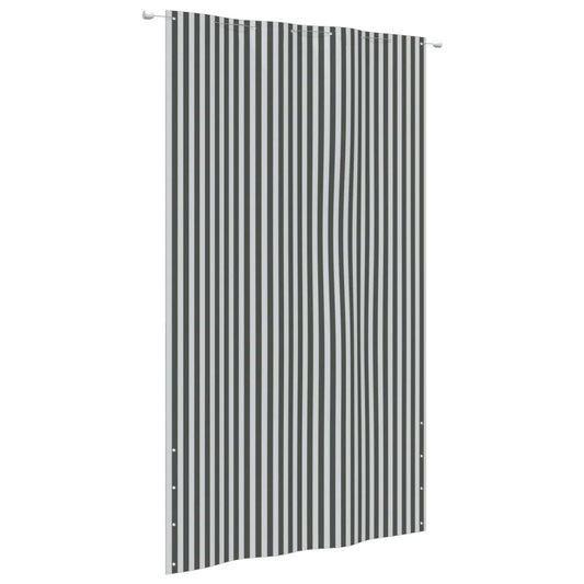 Berkfield Balcony Screen Anthracite and White 160x240 cm Oxford Fabric