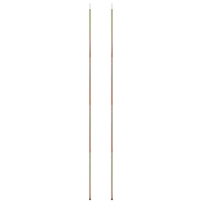 Berkfield Sunshade Sail Poles 2 pcs 200 cm Galvanised Steel
