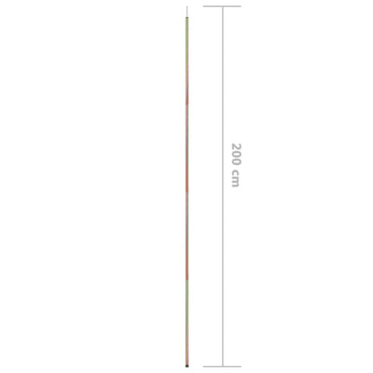 Berkfield Sunshade Sail Poles 2 pcs 200 cm Galvanised Steel