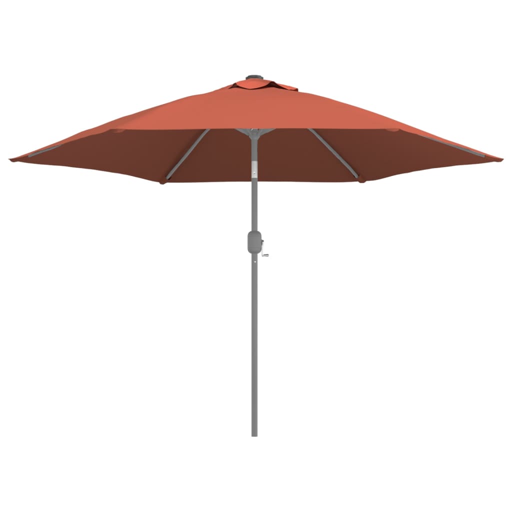Berkfield Replacement Fabric for Outdoor Parasol Terracotta 300 cm