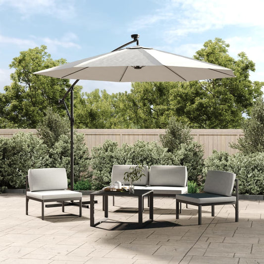 Berkfield Replacement Fabric for Cantilever Umbrella Sand White 300 cm