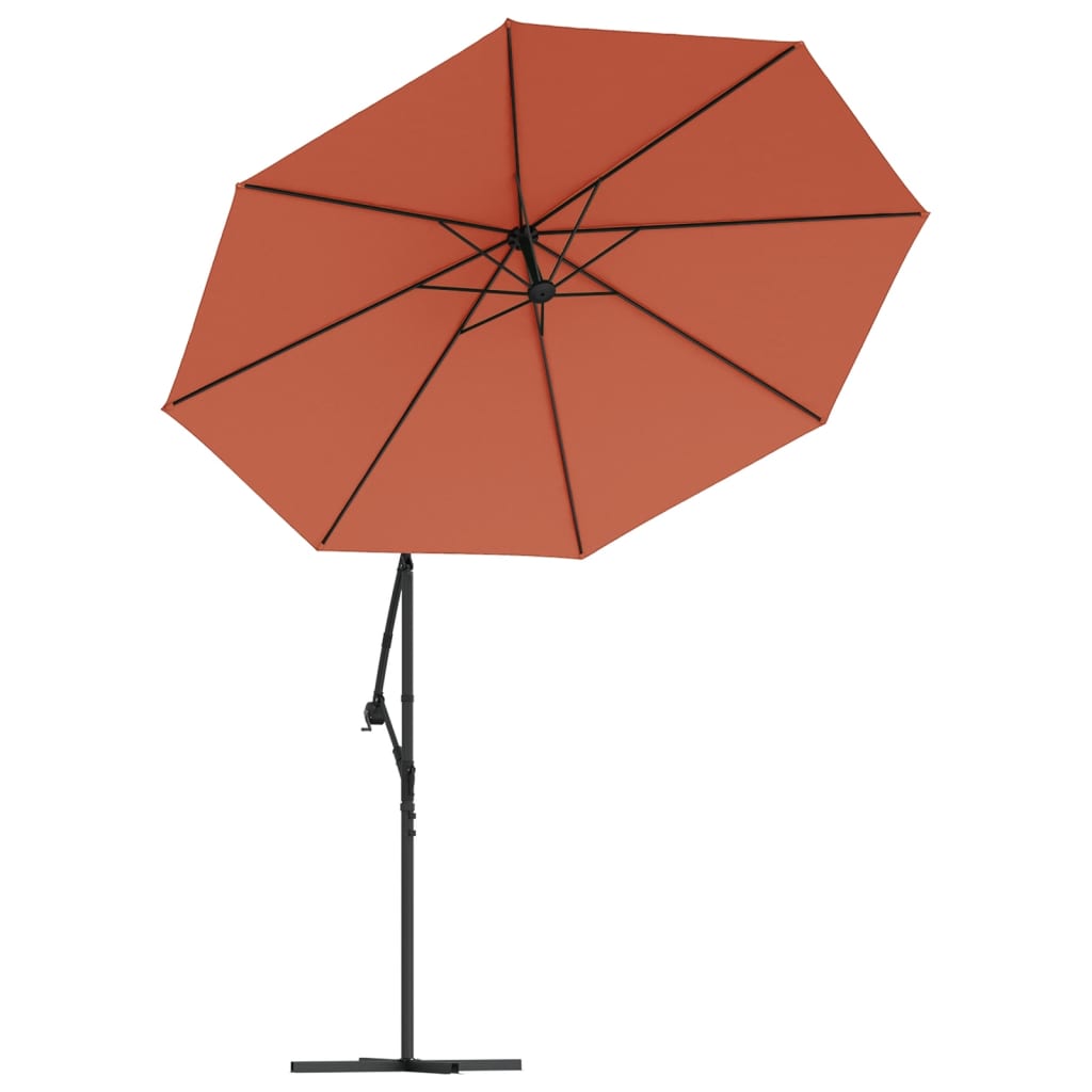 Berkfield Replacement Fabric for Cantilever Umbrella Terracotta 350 cm