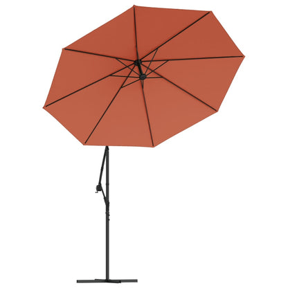 Berkfield Replacement Fabric for Cantilever Umbrella Terracotta 350 cm