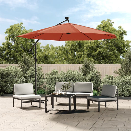 Berkfield Replacement Fabric for Cantilever Umbrella Terracotta 350 cm