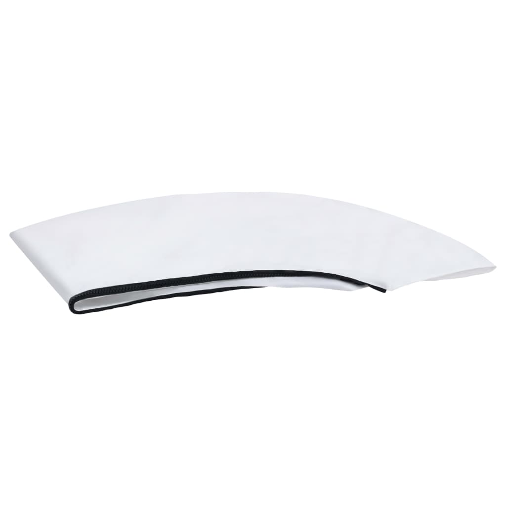 Berkfield 2 Bow Bimini Top White 180x150x110 cm