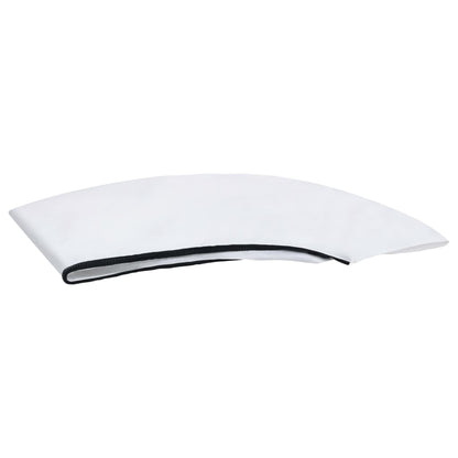 Berkfield 2 Bow Bimini Top White 180x150x110 cm