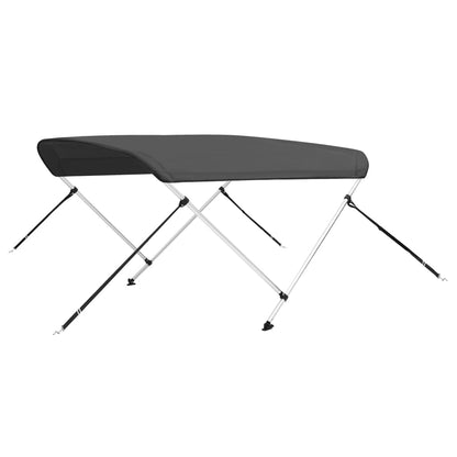 Berkfield 2 Bow Bimini Top Anthracite 180x150x110 cm