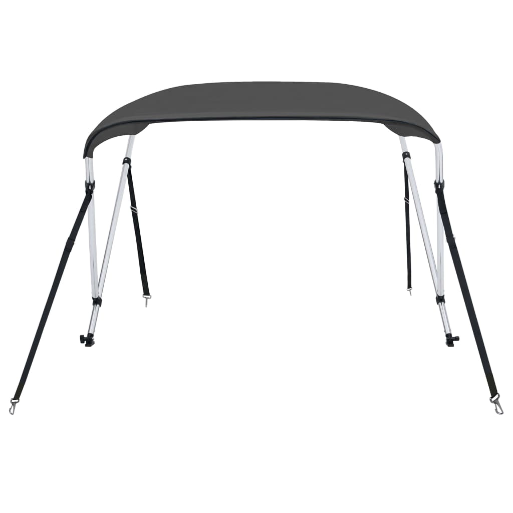 Berkfield 2 Bow Bimini Top Anthracite 180x150x110 cm