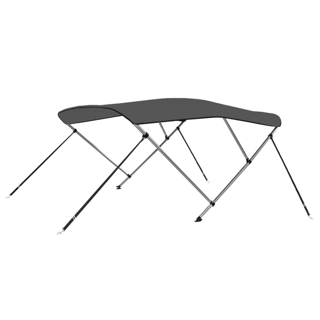 Berkfield 3 Bow Bimini Top Anthracite 183x140x137 cm
