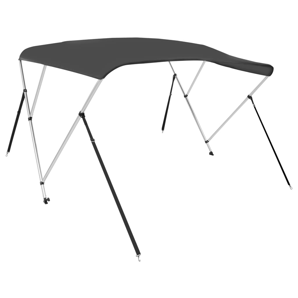 Berkfield 3 Bow Bimini Top Anthracite 183x140x137 cm