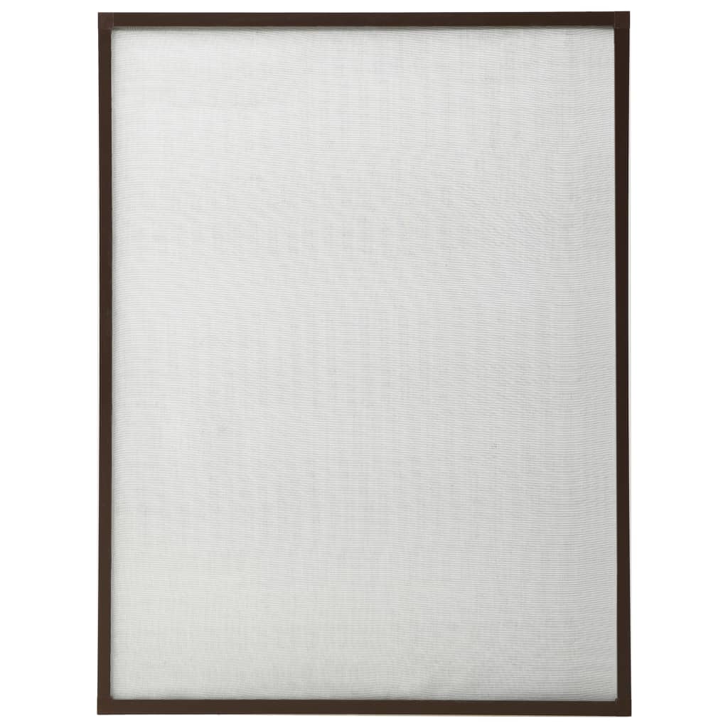 Berkfield Insect Screen for Windows Brown 80x120 cm