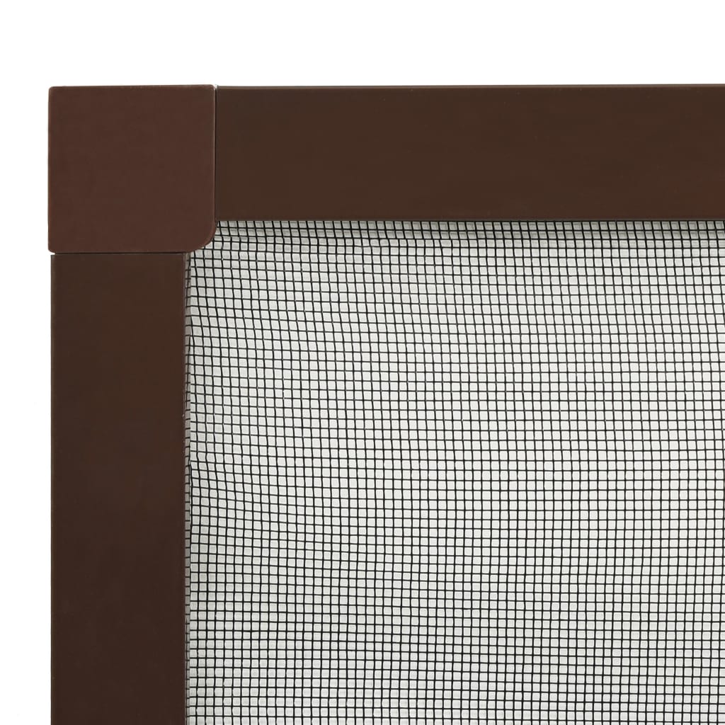 Berkfield Insect Screen for Windows Brown 80x120 cm