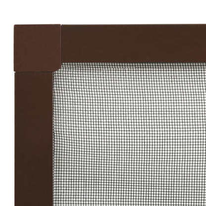 Berkfield Insect Screen for Windows Brown 80x120 cm
