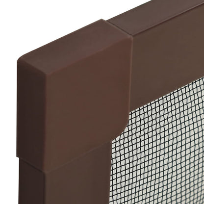 Berkfield Insect Screen for Windows Brown 80x120 cm