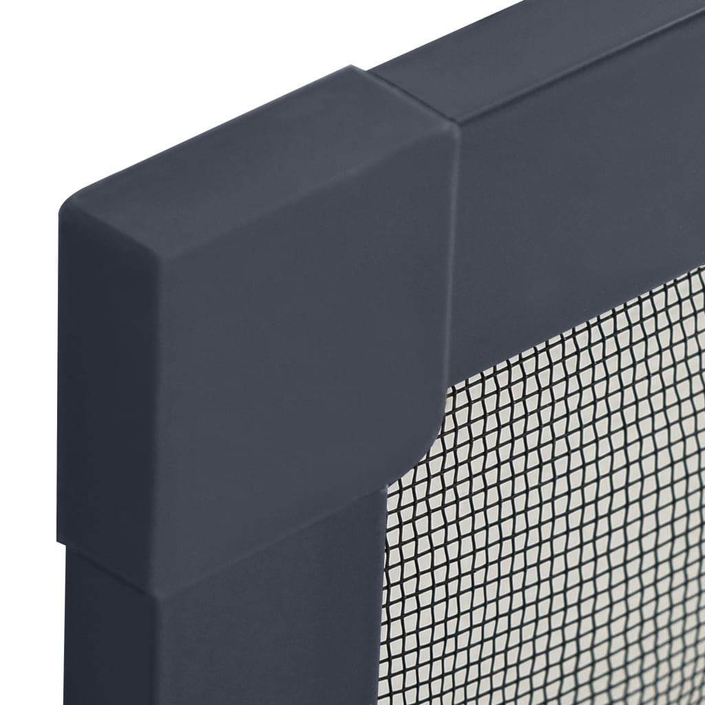 Berkfield Insect Screen for Windows Anthracite 80x120 cm