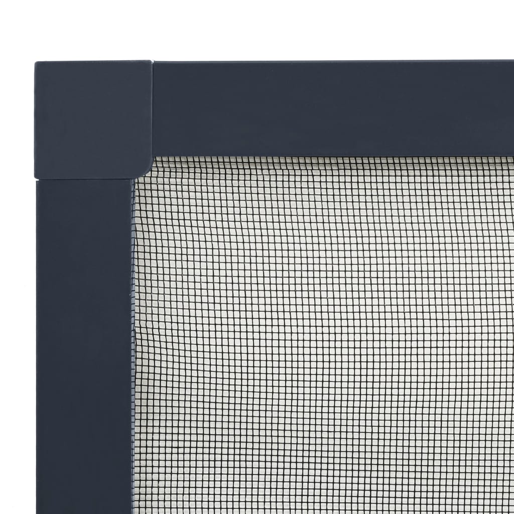 Berkfield Insect Screen for Windows Anthracite 100x120 cm
