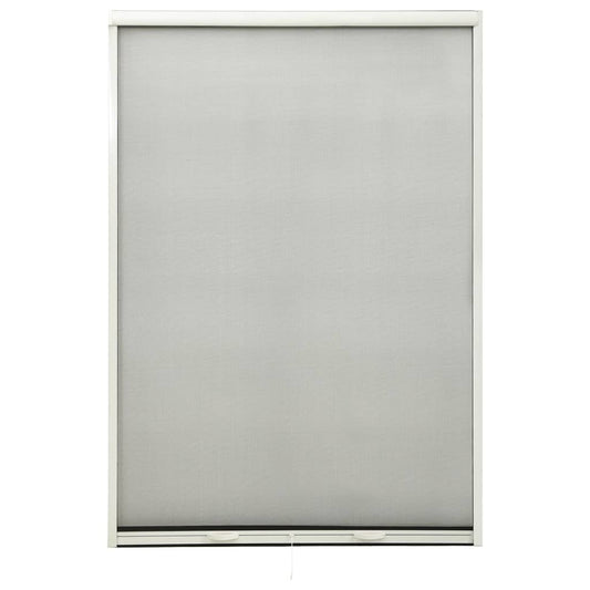 Berkfield Roll down Insect Screen for Windows White 110x170 cm