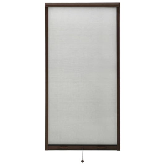 Berkfield Roll down Insect Screen for Windows Brown 70x150 cm