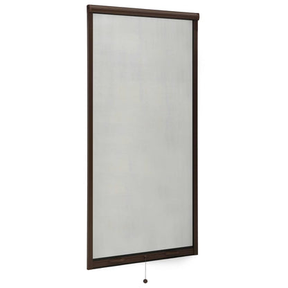 Berkfield Roll down Insect Screen for Windows Brown 70x150 cm