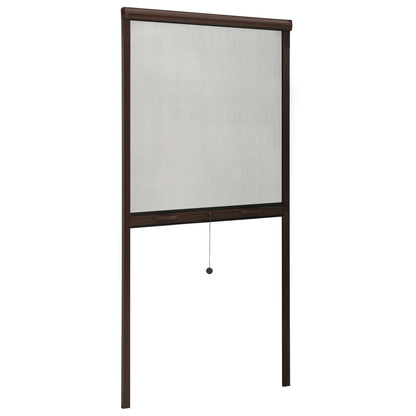 Berkfield Roll down Insect Screen for Windows Brown 70x150 cm