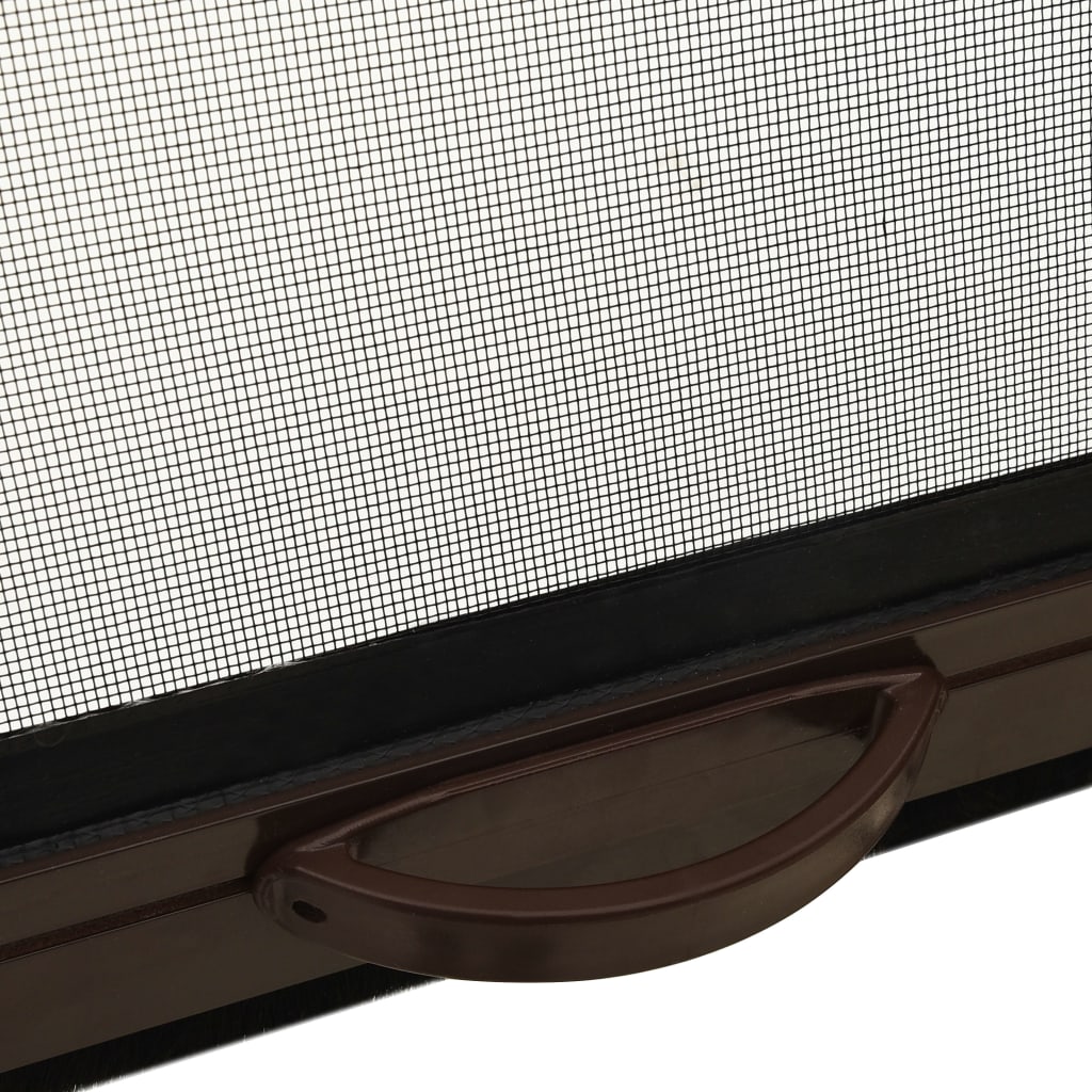 Berkfield Roll down Insect Screen for Windows Brown 70x150 cm