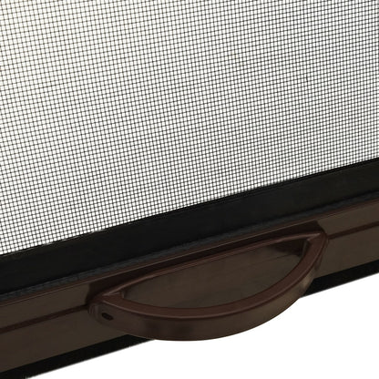 Berkfield Roll down Insect Screen for Windows Brown 70x150 cm