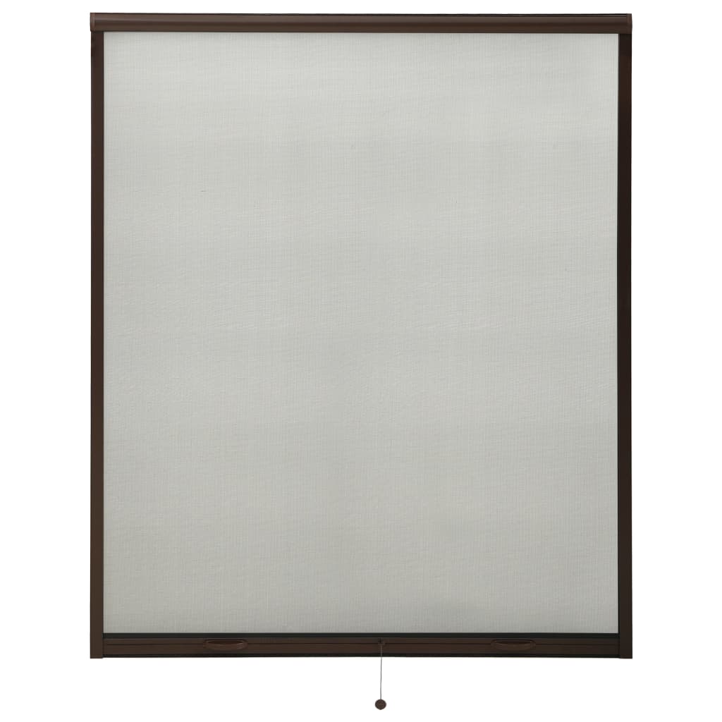 Berkfield Roll down Insect Screen for Windows Brown 160x170 cm