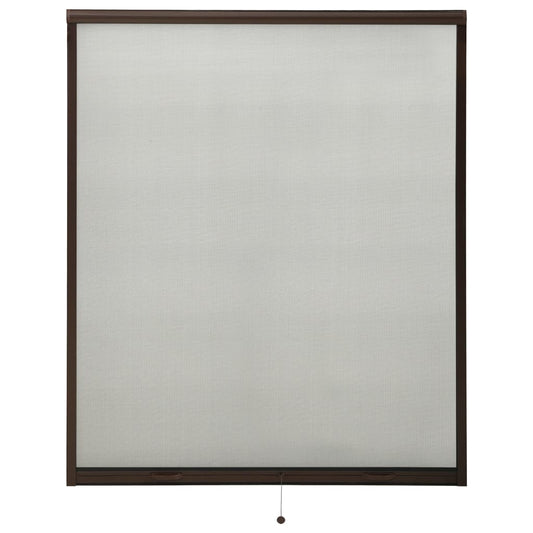 Berkfield Roll down Insect Screen for Windows Brown 160x170 cm
