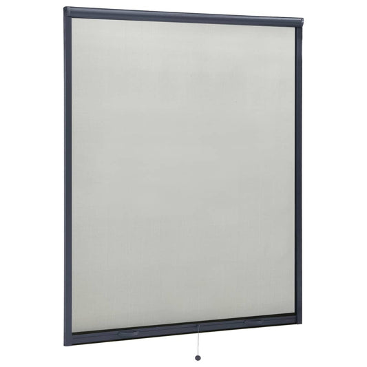 Berkfield Roll down Insect Screen for Windows Anthracite 150x170 cm