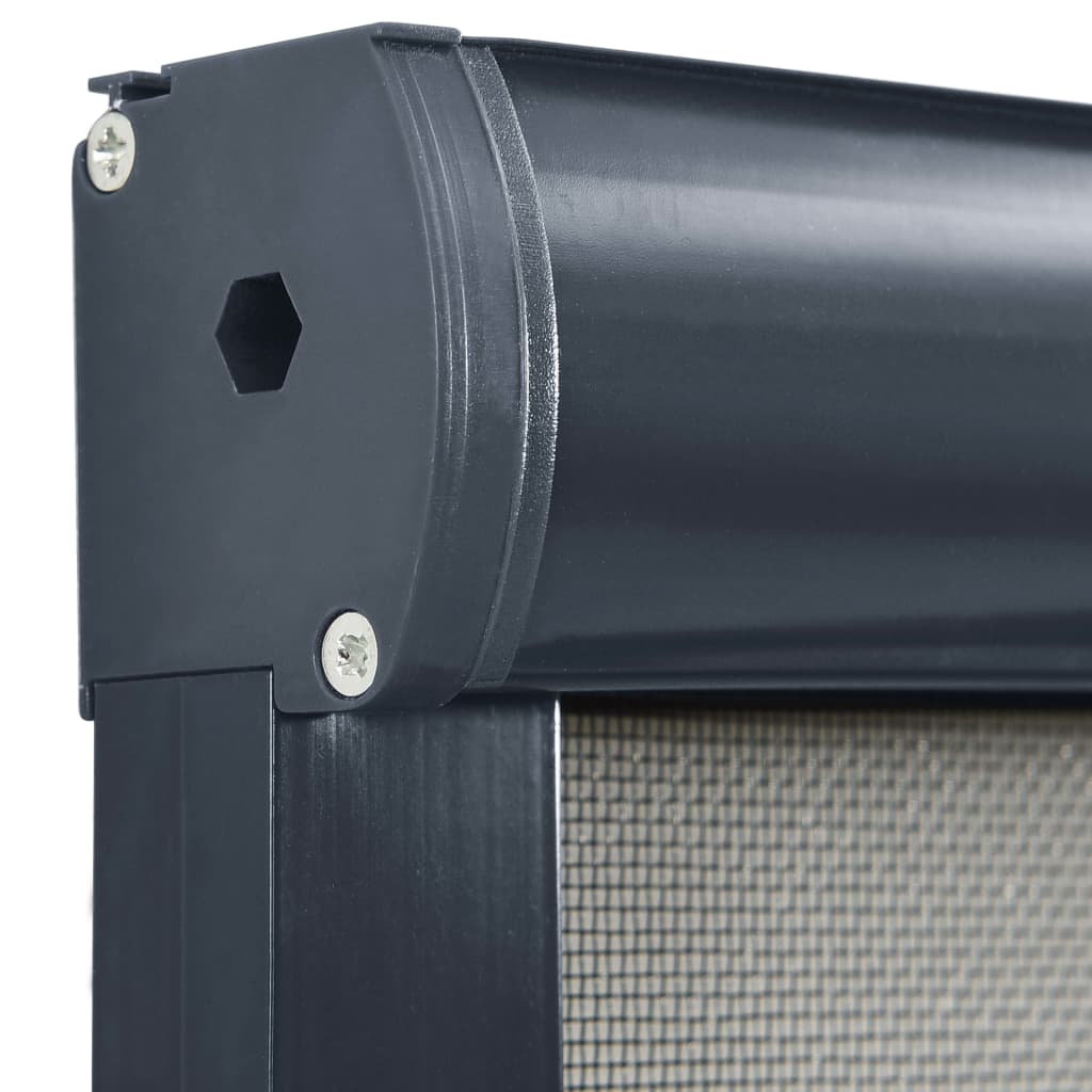 Berkfield Roll down Insect Screen for Windows Anthracite 150x170 cm
