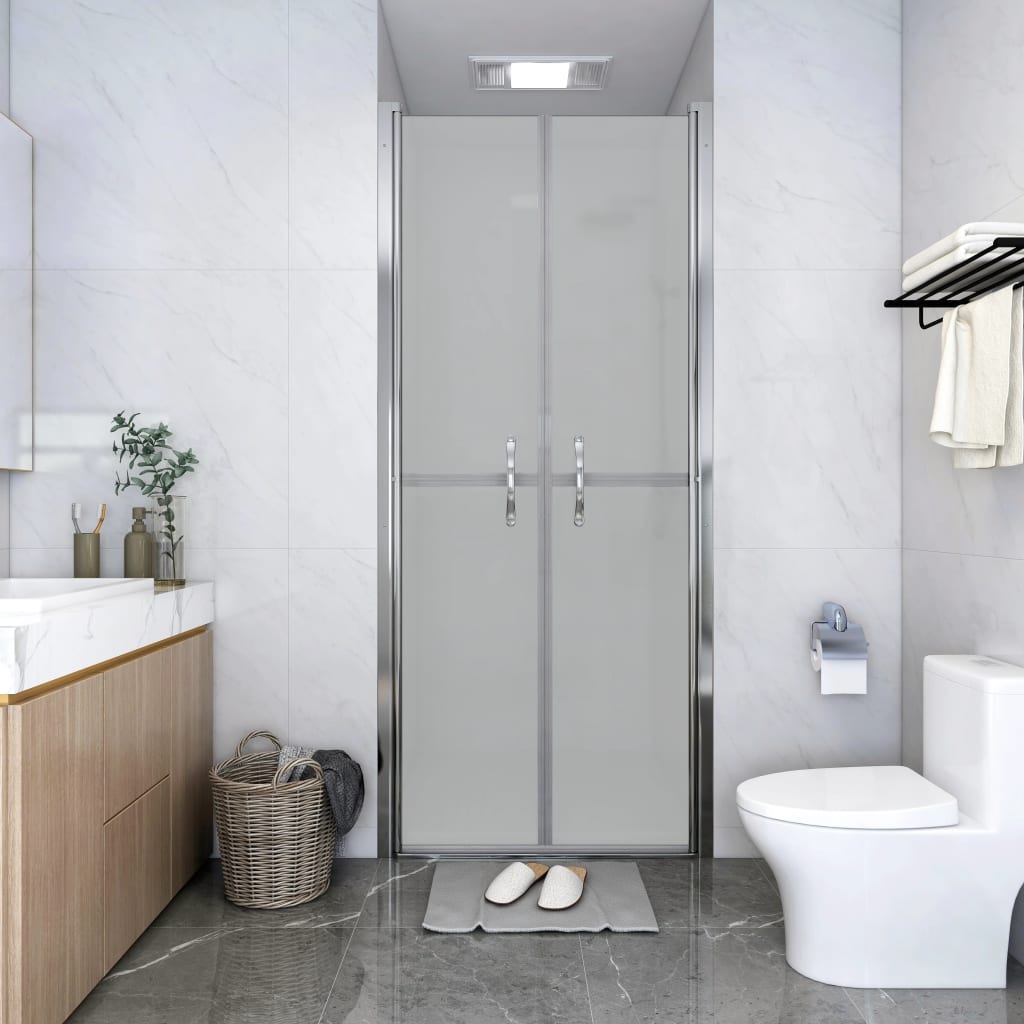 Berkfield Shower Door Frosted ESG 76x190 cm