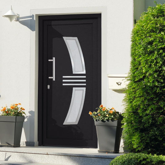Berkfield Front Door Anthracite 108x200 cm