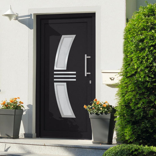 Berkfield Front Door Anthracite 98x200 cm