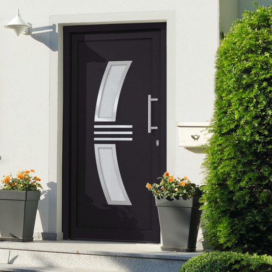 Berkfield Front Door Anthracite 98x208 cm